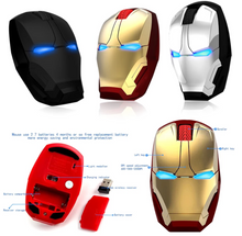 Load image into Gallery viewer, Iron Man Mouse Wireless Mouse