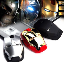 Load image into Gallery viewer, Iron Man Mouse Wireless Mouse