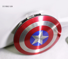 Load image into Gallery viewer, Avengers Captain America Shield Power Bank Charger