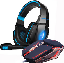 Load image into Gallery viewer, Gaming headset and Gaming Mouse