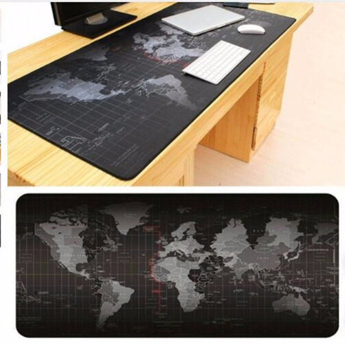 Large Size Keyboard Mat World Map mouse pad