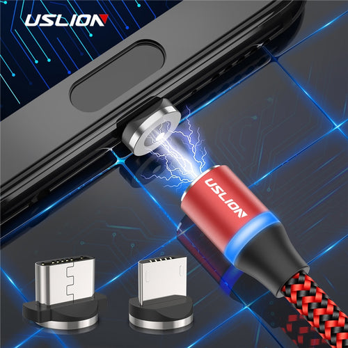 USLION LED Magnetic USB Cable