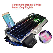 Load image into Gallery viewer, English and Russian  Backlit Gaming Keyboard